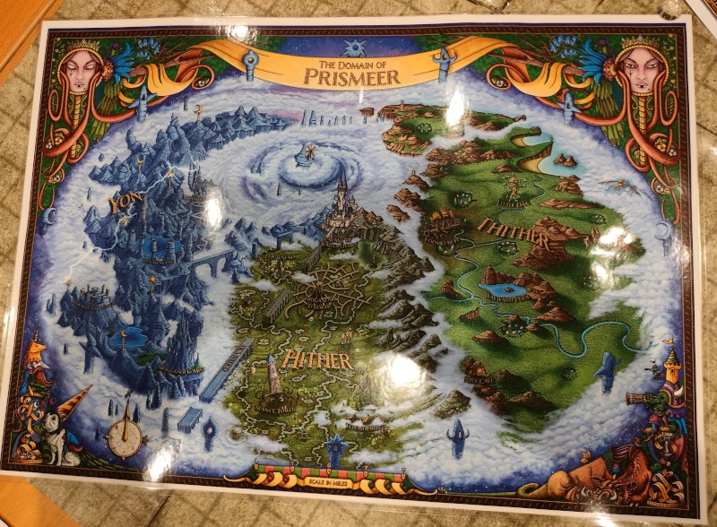 A map of all of Prismeer.